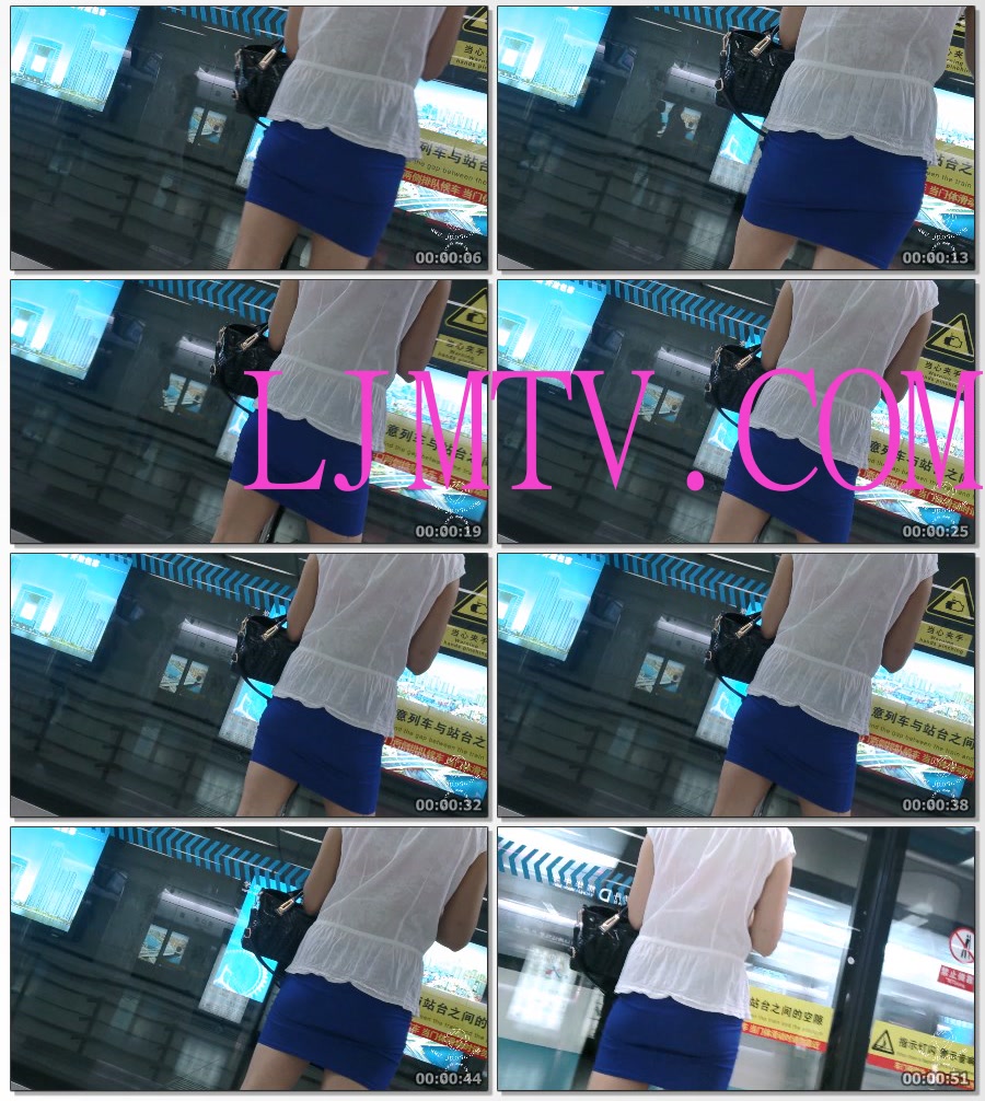 黑骑士大师街拍视频短裙系列-a00108