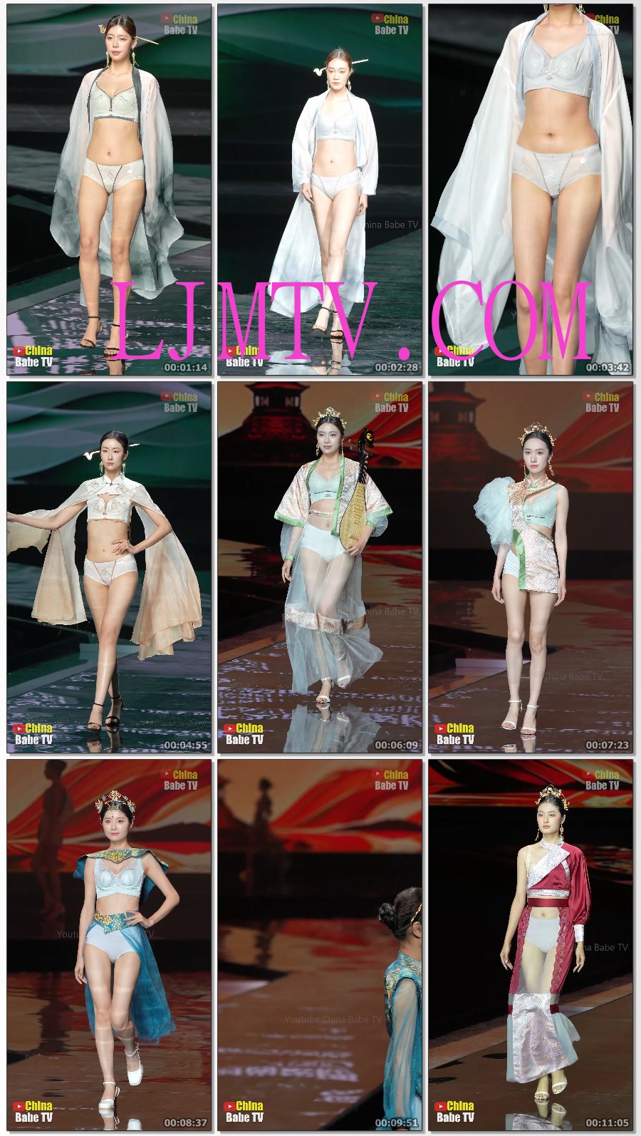 4K内衣秀2025潮汕服博会开幕场唐风内衣秀（古韵佳人）