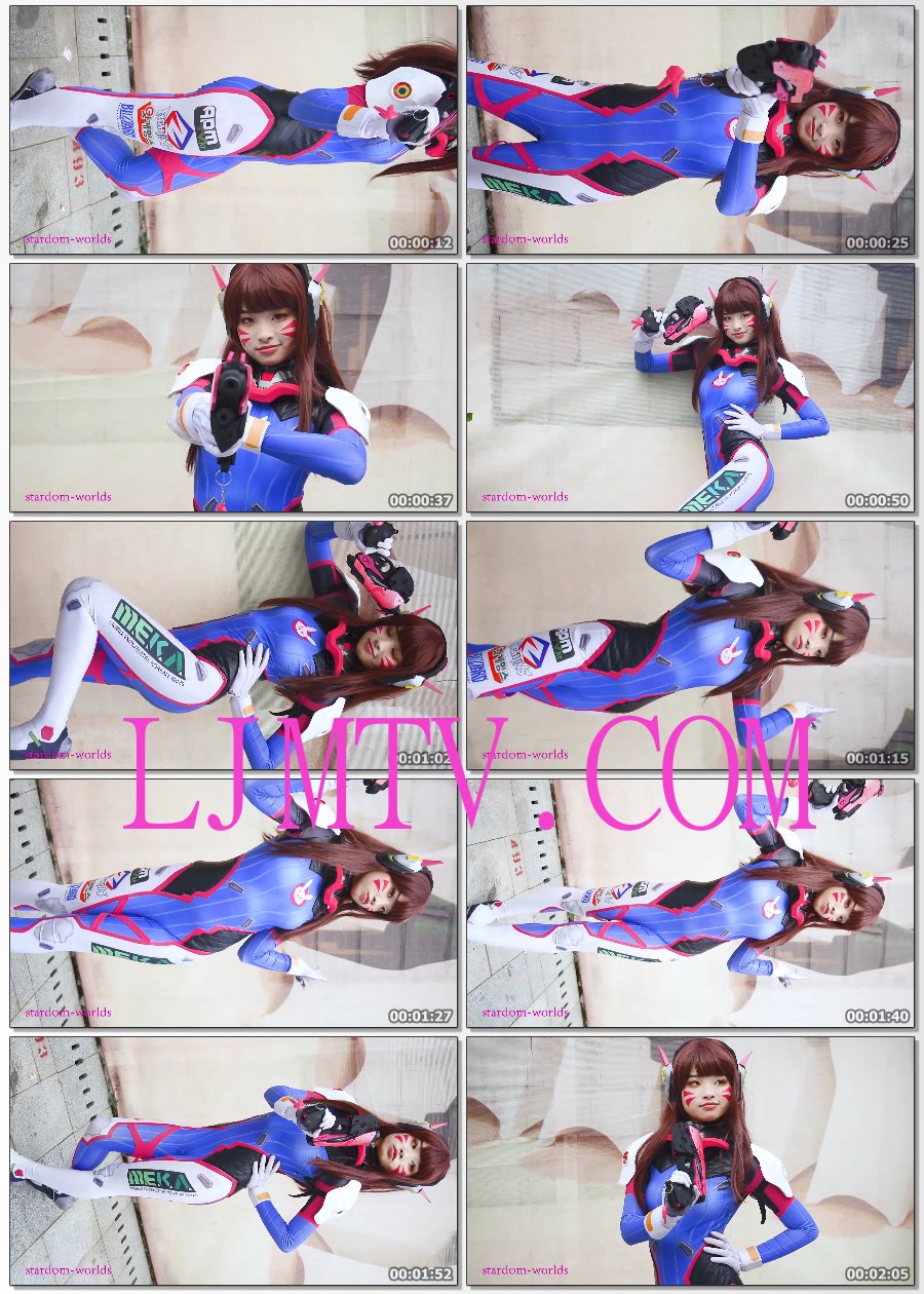 Cosplay守望先锋dva深圳璃樱漫展-コミケコスプレOverwatch.守望屁股