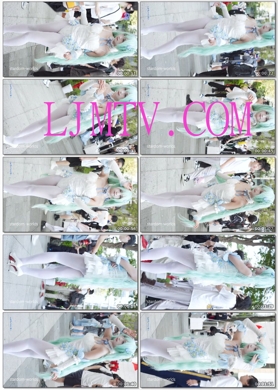 2025广州CICF漫展初音ミク初音未来粉蝶花精灵cosplayコスプレ