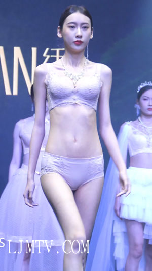 2023深圳内衣展盐步内衣秀纤妍2性感美女模特时尚秀ModelShow下着モデル