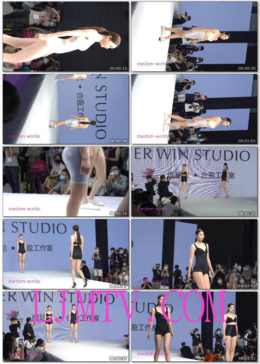 2022深圳内衣展维珍妮合盈工作室性感美女模特内衣秀2下着モデルModelShow