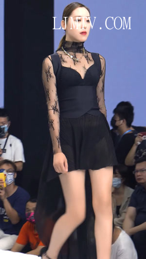 4K2022深圳内衣展维珍妮合盈工作室性感美女模特内衣秀3ModelShow下着モデル