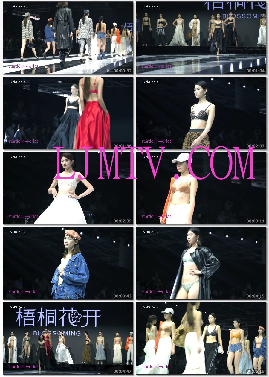 2023广州内衣展梧桐花开性感美女模特内衣秀Show下着モデル