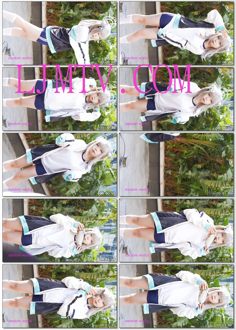 【ブルアカ】砂狼シロココスプレ蔚蓝档案砂狼白子体操服cosplay2025广州CICF漫展