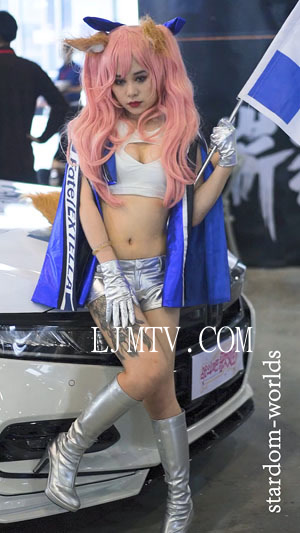 CICF2020赛车娘玉藻前cosplay战斗吧歌姬痛车-コスプレコミケ
