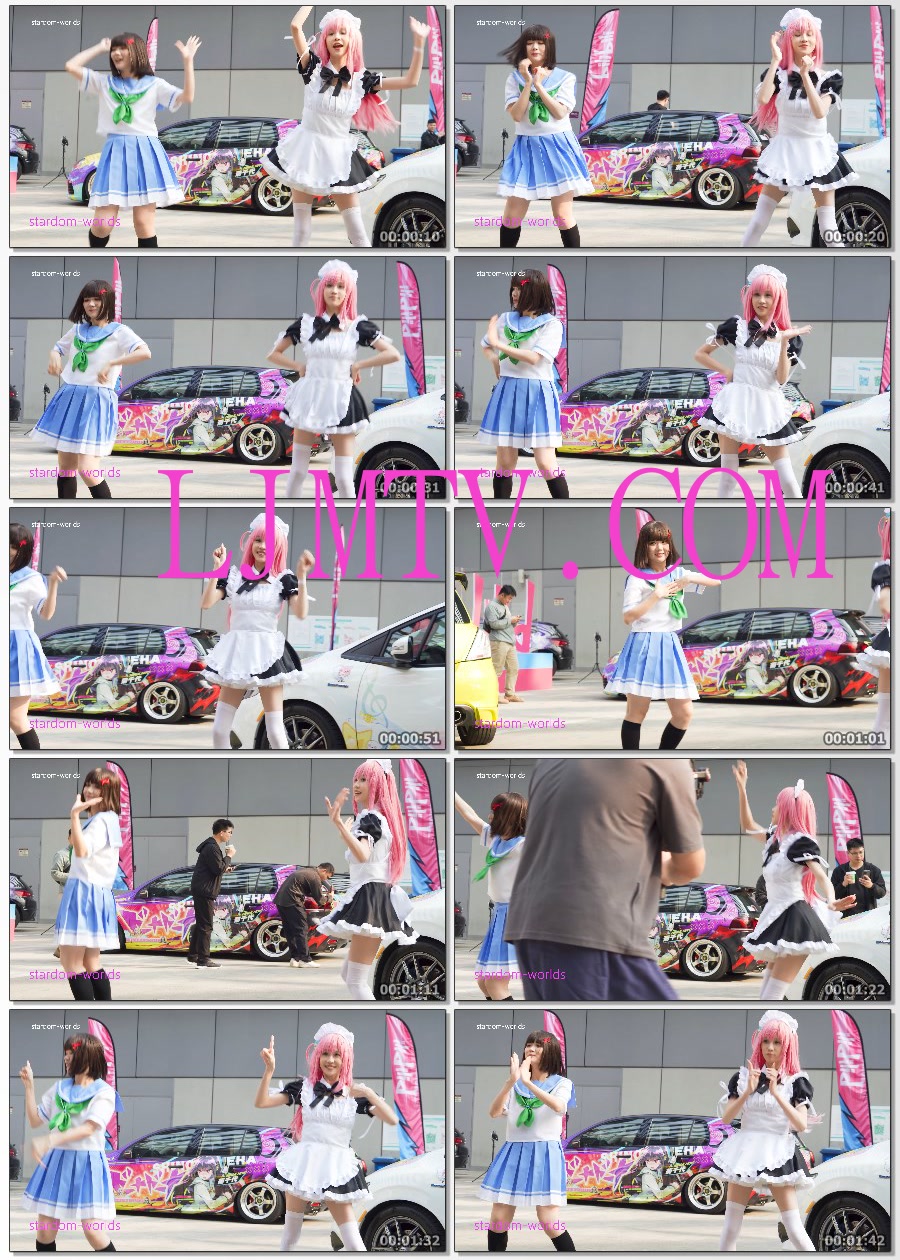 2024深圳改装车展二次元车模舞蹈cosplayコスプレ后藤独吹响吧上低音号