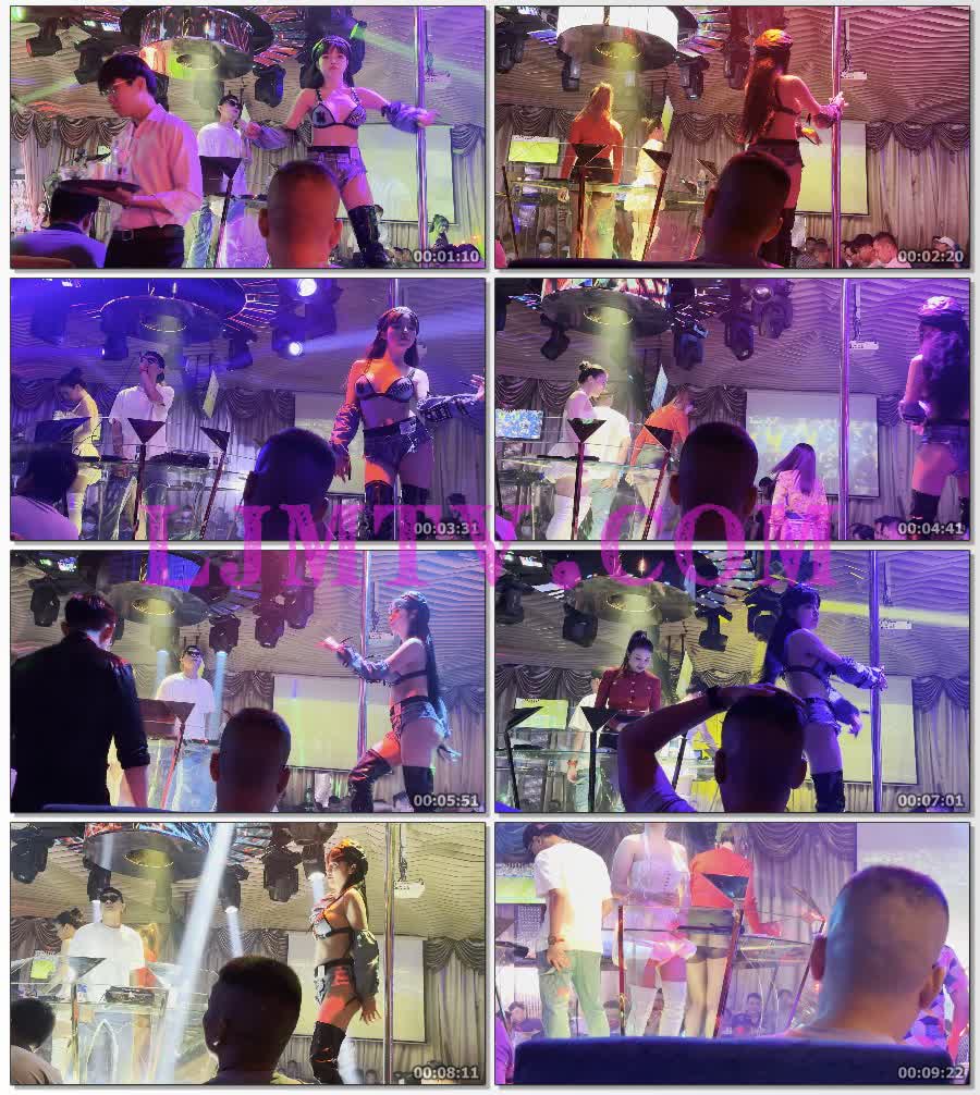年轻小太妹头戴贝雷帽牛仔比基尼热裤黑色过膝皮靴大秀-4K视频