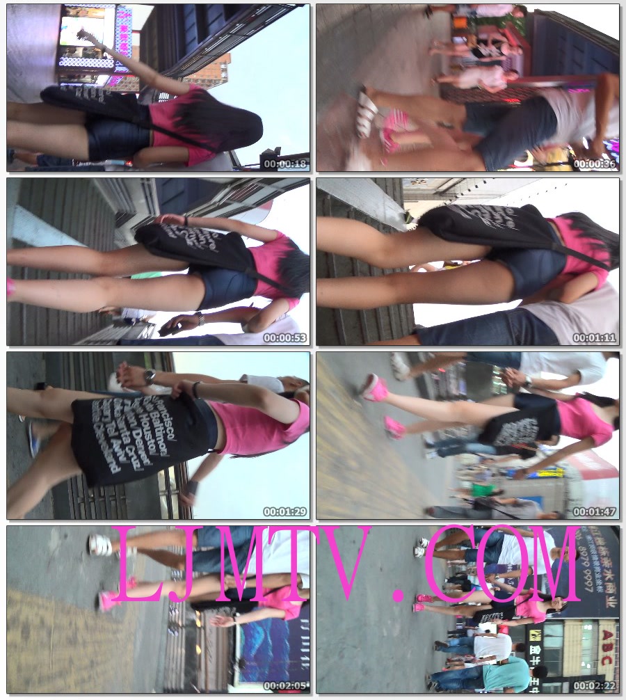 麋小鹿大师2013-2014街拍视频合集1-跟拍性感小妹高挑美腿