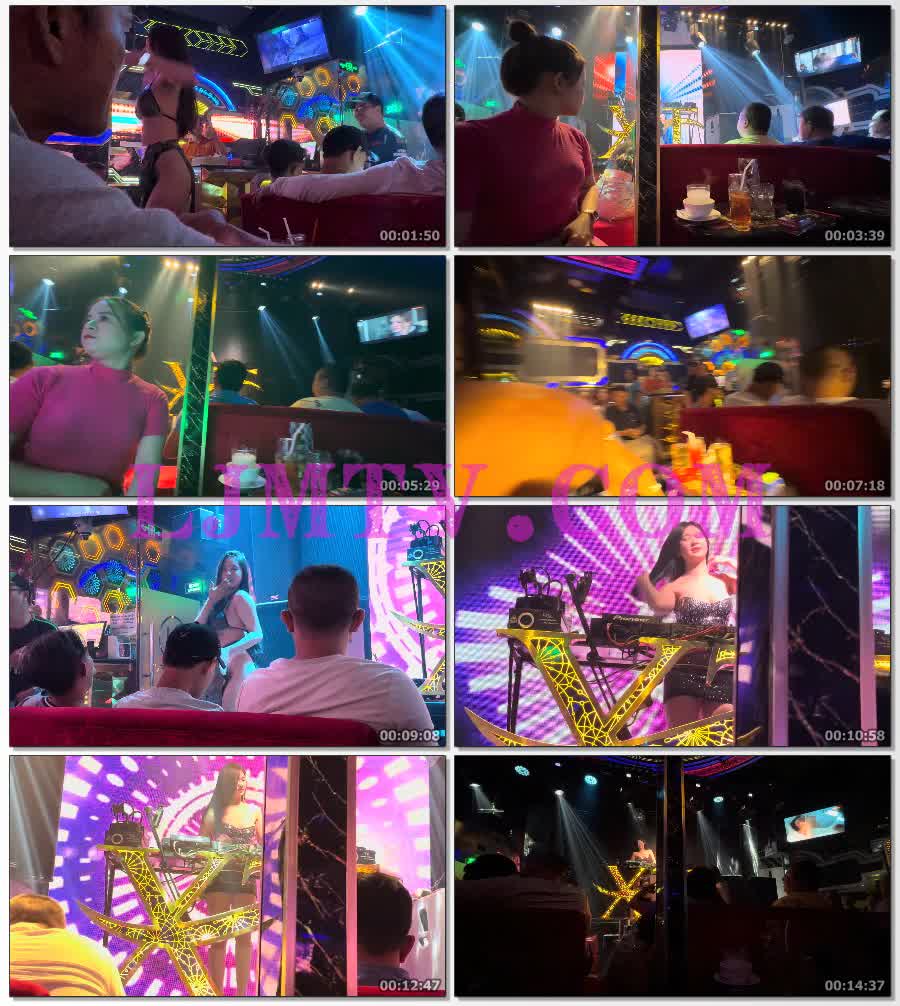 真实夜店吊带比基尼中间兜裆布跳舞挣小费的年轻女孩-4K视频