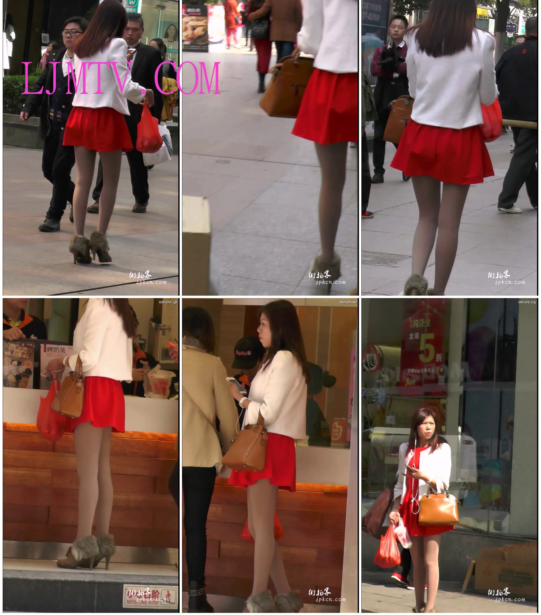 街拍客精选紧身裤热裤全集视频1001-1100-肉丝短裙美腿少妇